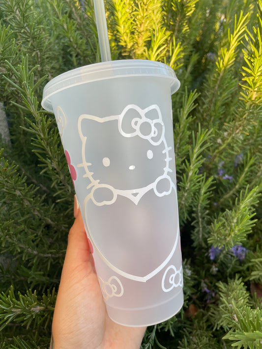 Hello kitty plastic cup